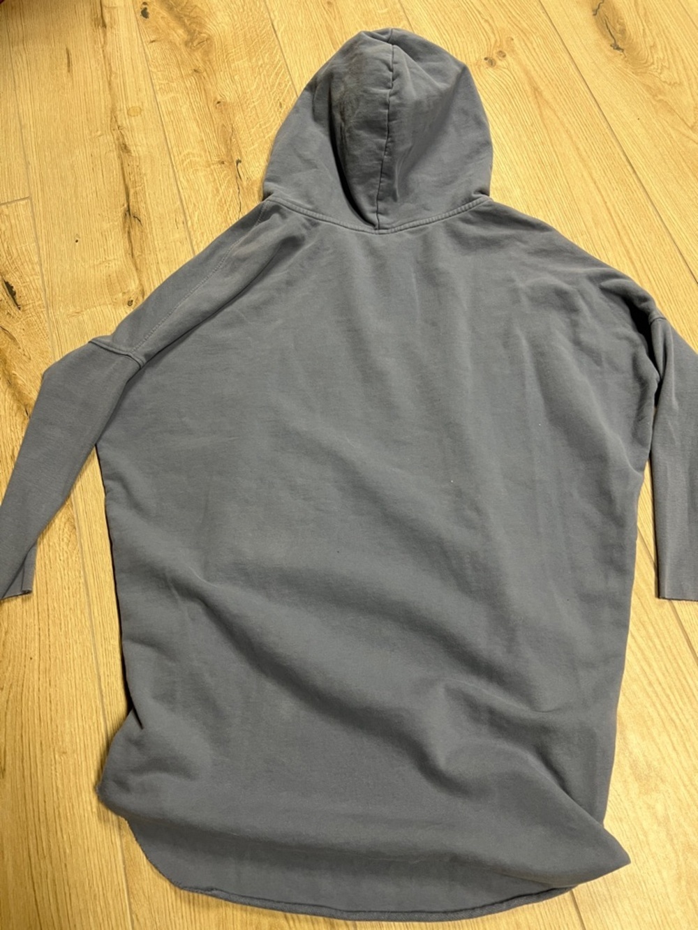 All Saints Gray Hooded Midi Dress Xonda hoody dress - Picture 8 of 8